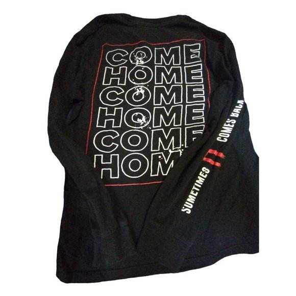 Sometimes IT Comes Back COME HOME Adult Unisex Long‎ Sleeve Med Pennywise - Picture 2 of 3